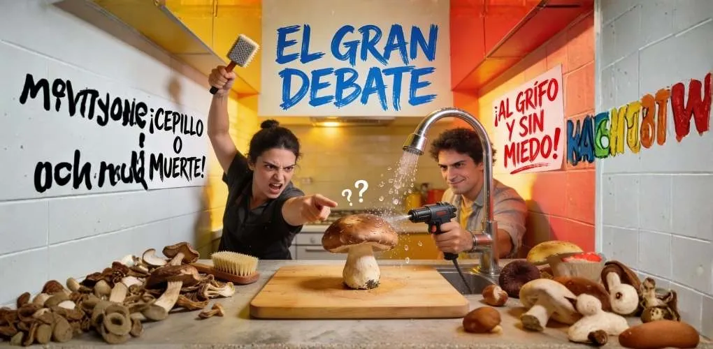 Setas con Agua o con Cepillo: El Debate de Cocina Que Lleva Décadas Dividiendo Familias Tiene Respuesta