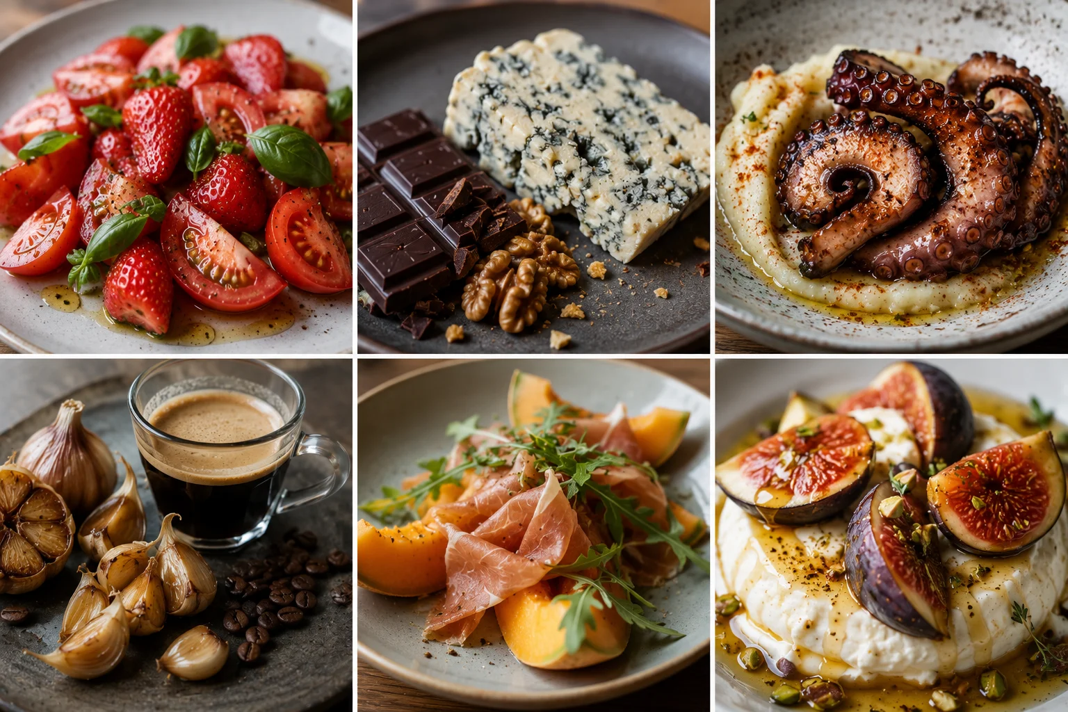 La Ciencia del "Food Pairing": Por Qué Mezclar Fresas con Tomate o Chocolate con Queso Azul No Está Loco (Es Genialidad Pura)