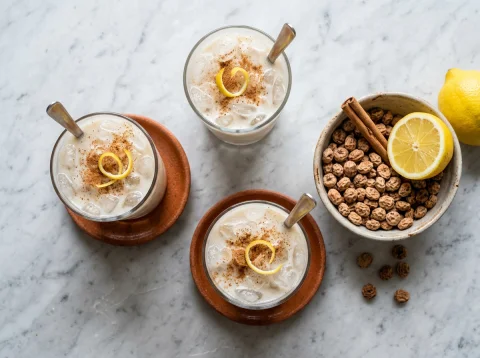 Horchata Tradicional de Chufa Valenciana con Canela y Limón