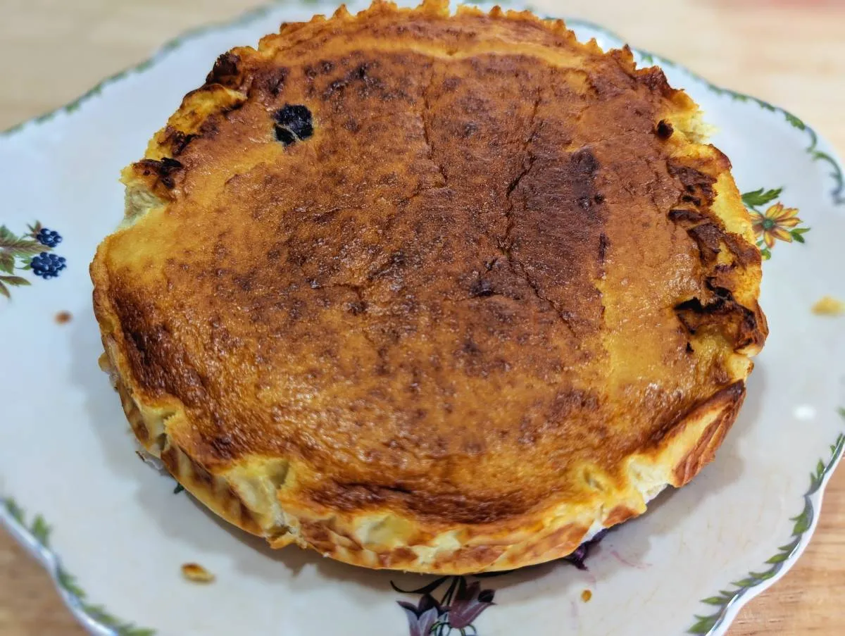 Tarta De Queso y Arándanos