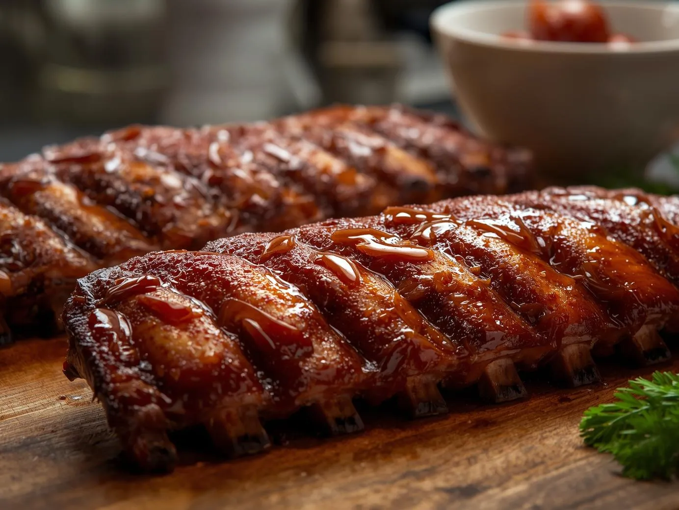 Costillas De Cerdo Bbq Miel Y Mostaza (Airfryer)