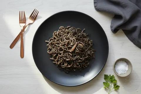 Fideuá Negra De Calamares