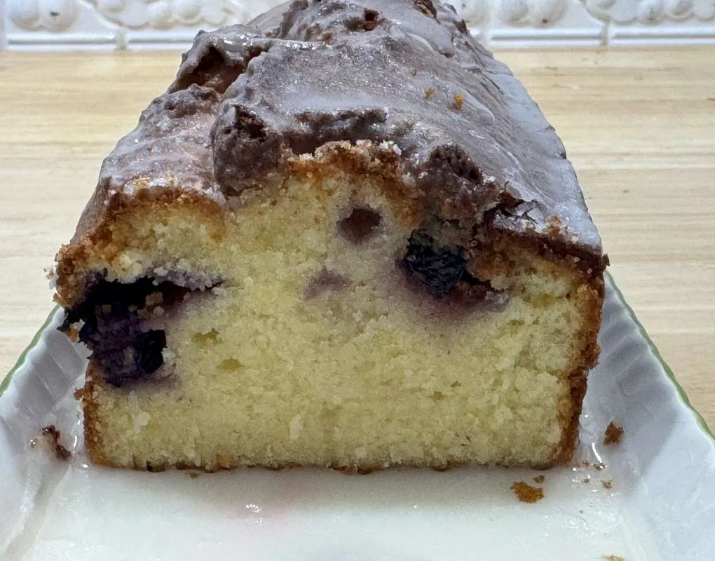 Bizcocho De Limón Y Arándanos