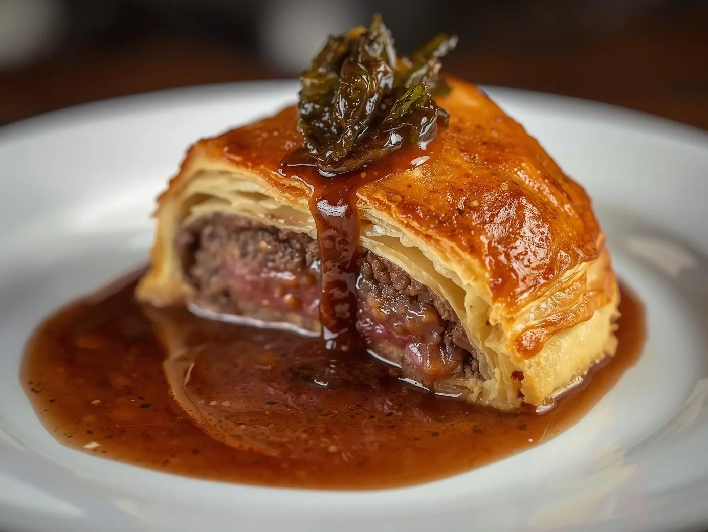 Solomillo Wellington Con Salsa De Trufa