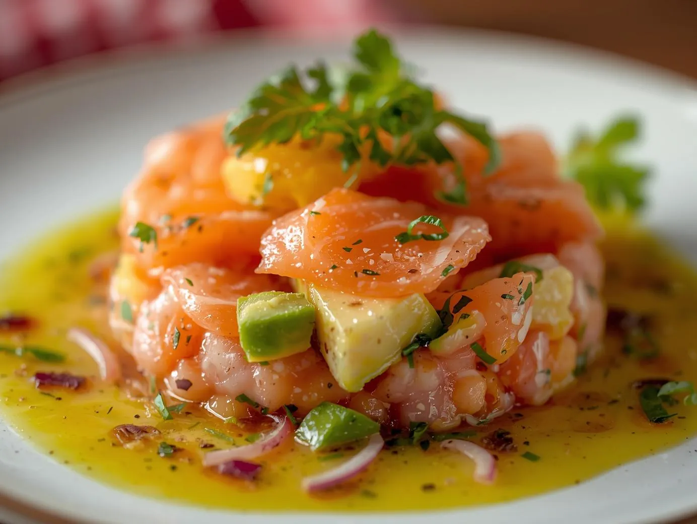 Tartar De Salmón Y Aguacate Express