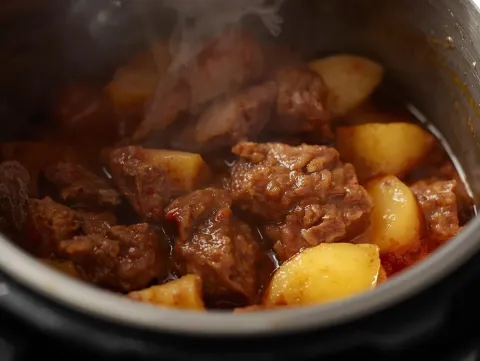 Guiso De Carne Con Patatas A La Thermomix