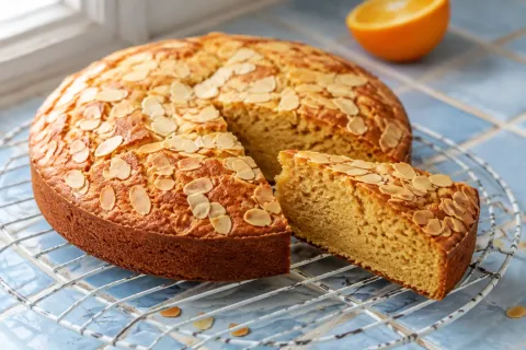 Bizcocho De Naranja Y Almendra En Thermomix