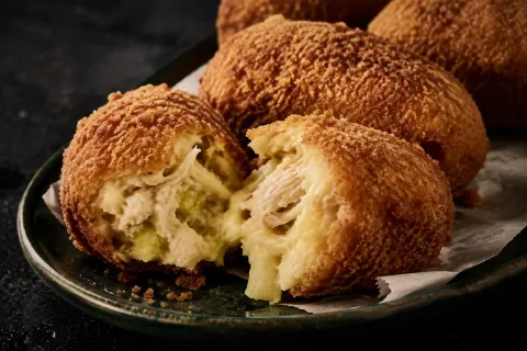 Croquetas De Pollo Asado Y Puerro