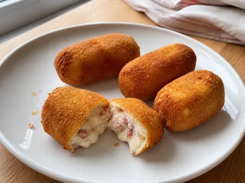 Croquetas Cremosas De Jamón En Thermomix