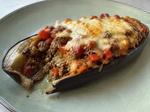 Berenjenas Rellenas De Carne Y Verduras En Thermomix