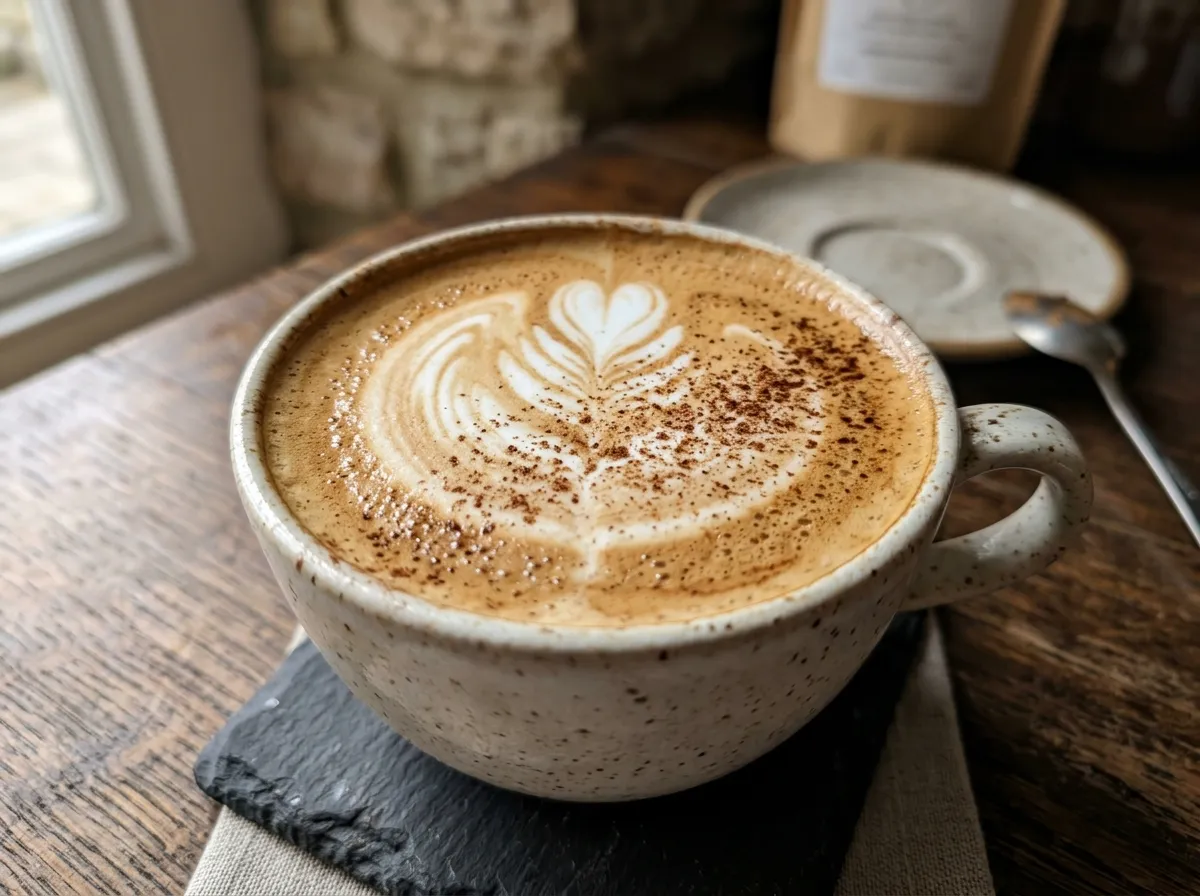 Cappuccino Italiano Casero Con Espuma Cremosa