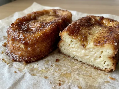 Torrijas Caramelizadas En Airfryer (Crujientes Y Ligeras)