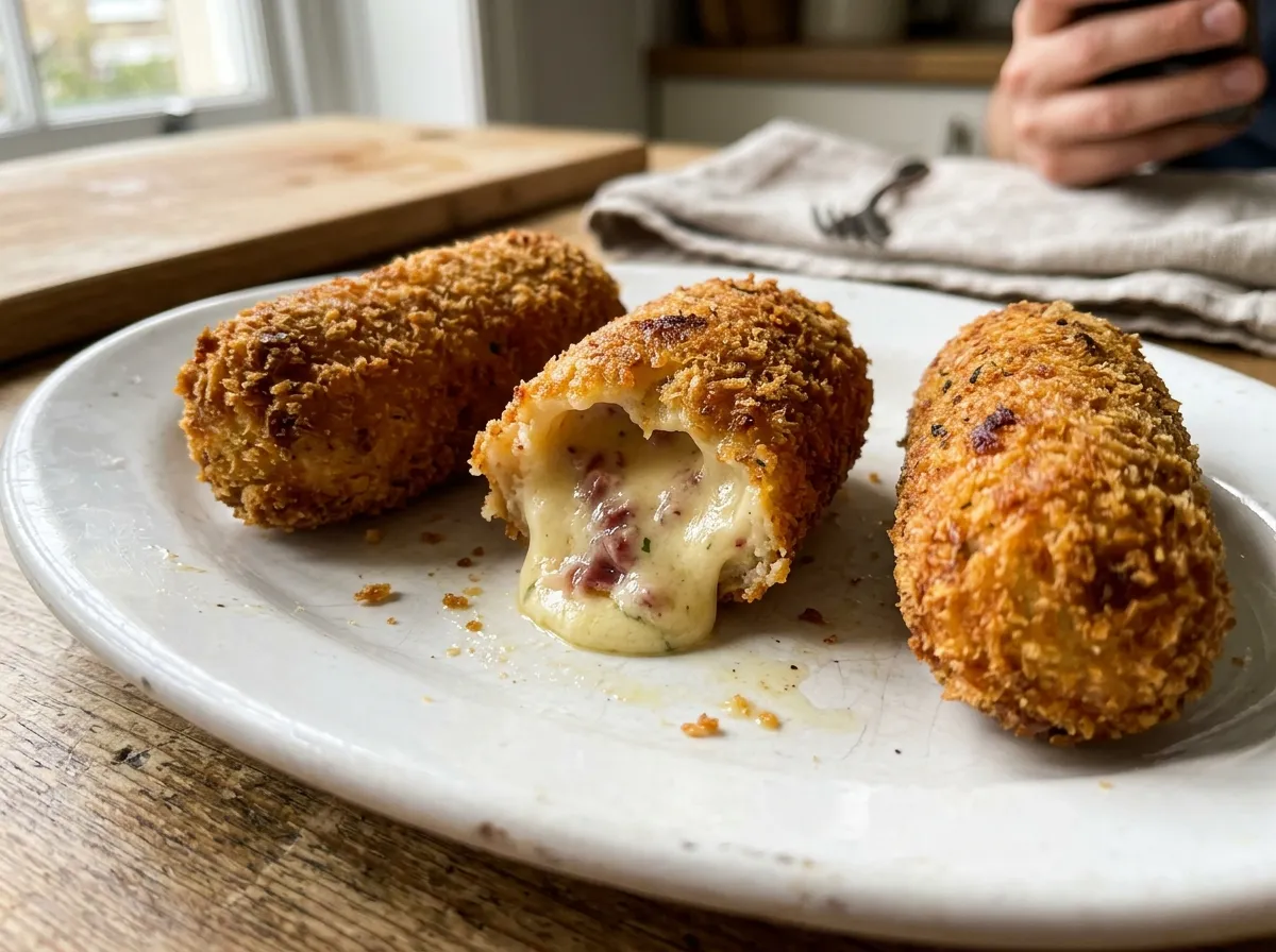 Croquetas Caseras De Jamón Ibérico De La Abuela Muy Cremosas