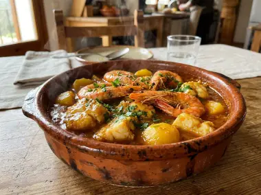 Suquet de Peix Marinero Tradicional con Rape y Gambas